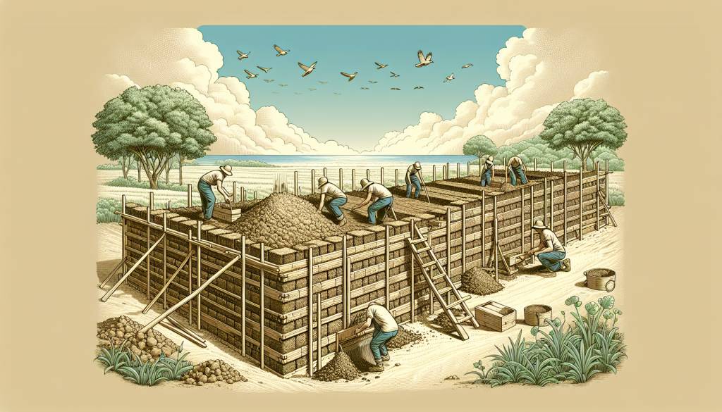 Construire un mur en pisé : sélectionner la terre adéquate